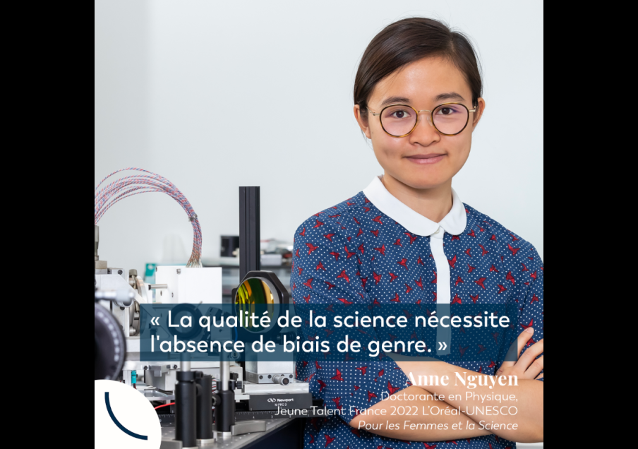 Anne Nguyen / Laureate Jeunes Talents France Prix L'Oreal-Unesco Pour les Femmes et la Science 2022