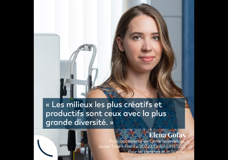 Elena Gofas Salas / Laureate Jeunes Talents France Prix L'Oreal-Unesco Pour les Femmes et la Science 2022